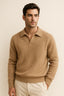 Polo de Cashmere Malero Color Marrón Claro