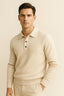 Polo de Merino Avarel Beige