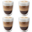 Handgeblazen Dubbelwandige Glazen - 350ML - 4 Stuks