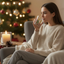 Drinkglazen - Handgeblazen - Kerst Design - 5 stuks - 300ML
